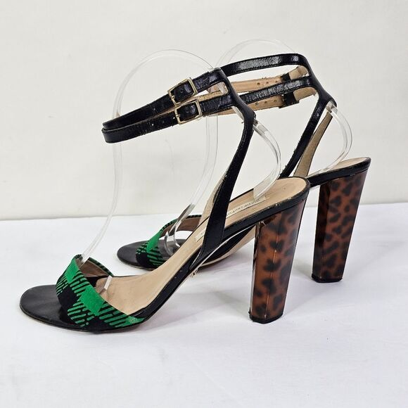 Diane Von Furstenberg Mixed Pattern Vera Too Heels - Picture 5 of 15